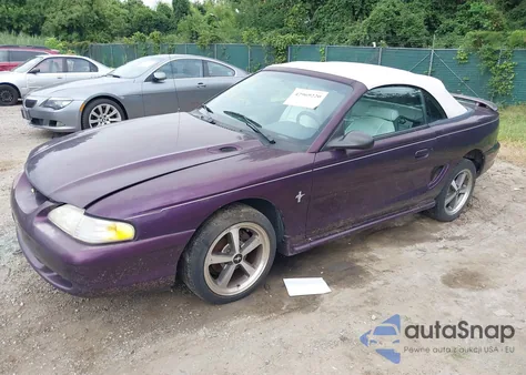1996 Ford Mustang from USA, damaged, VIN 1FALP4444TF142548